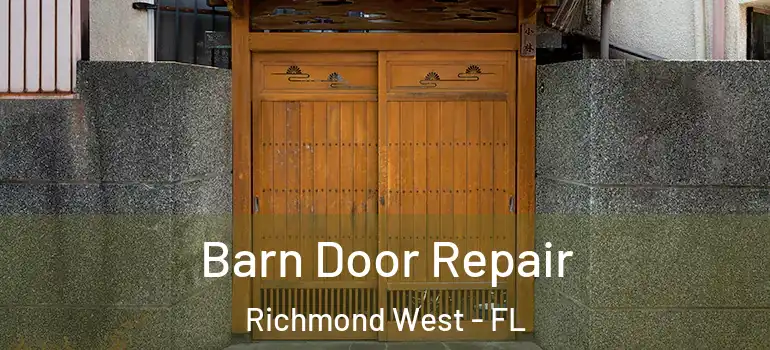 Barn Door Repair Richmond West - FL