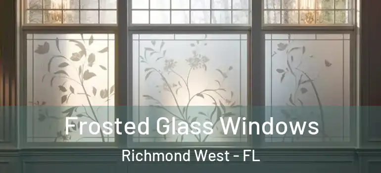  Frosted Glass Windows Richmond West - FL