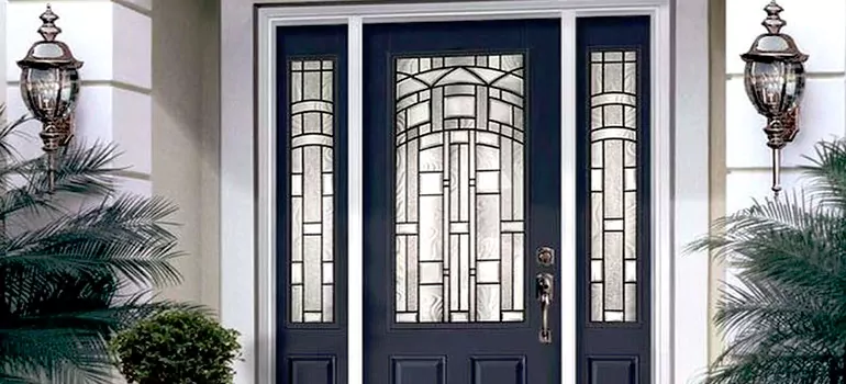 Stained Glass Door Panels in Richmond West, FL