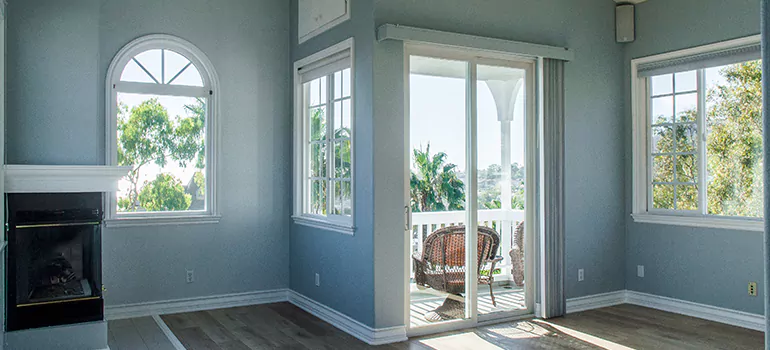 Tempered Glass Sliding Door inRichmond West, FL