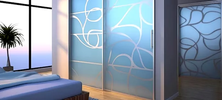 Frosting Glass Cabinet Doors in Richmond West, FL
