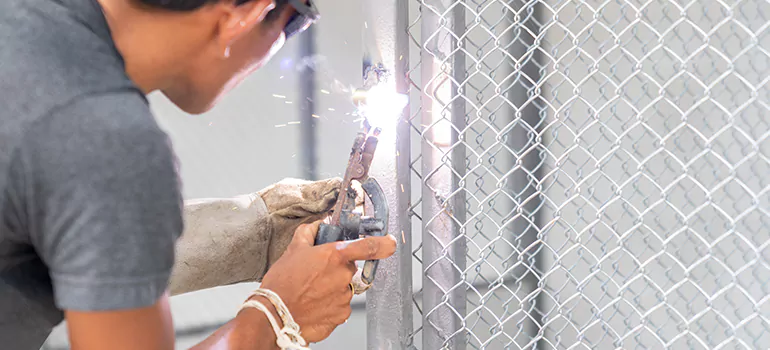 Commercial Mesh Door Repair in Richmond West, FL