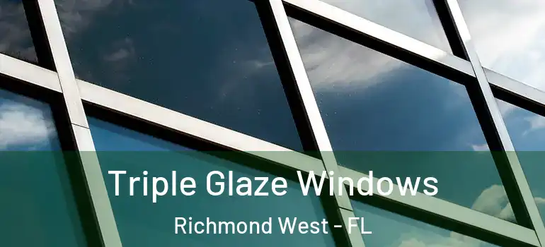  Triple Glaze Windows Richmond West - FL