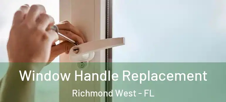  Window Handle Replacement Richmond West - FL